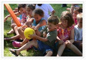 Water Games were refreshing on the hot days!